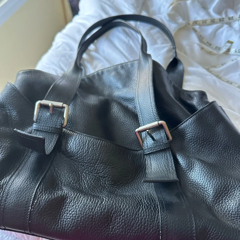 Coldwater creek leather satchel  Looks new
